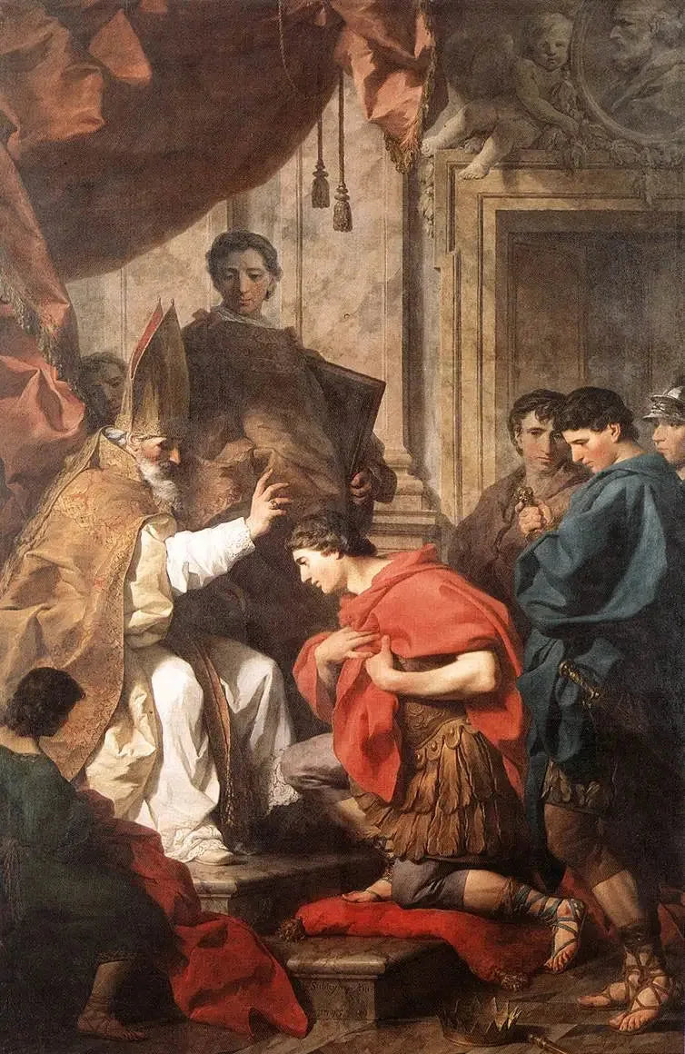 San Ambrosio Absoluto Teodoso - Pierre Subleyras