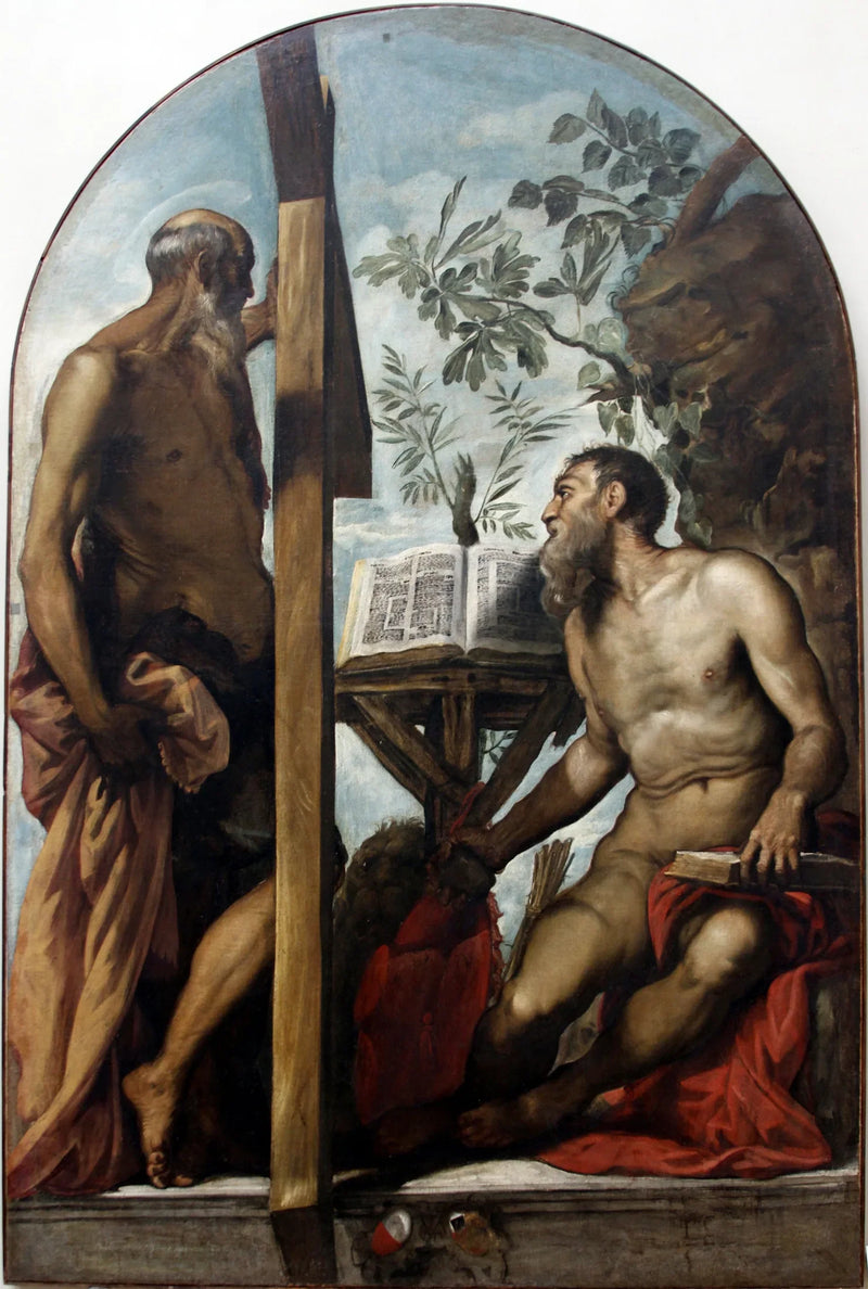 San Andrés y San Jerónimo - Jacopo Tintoretto