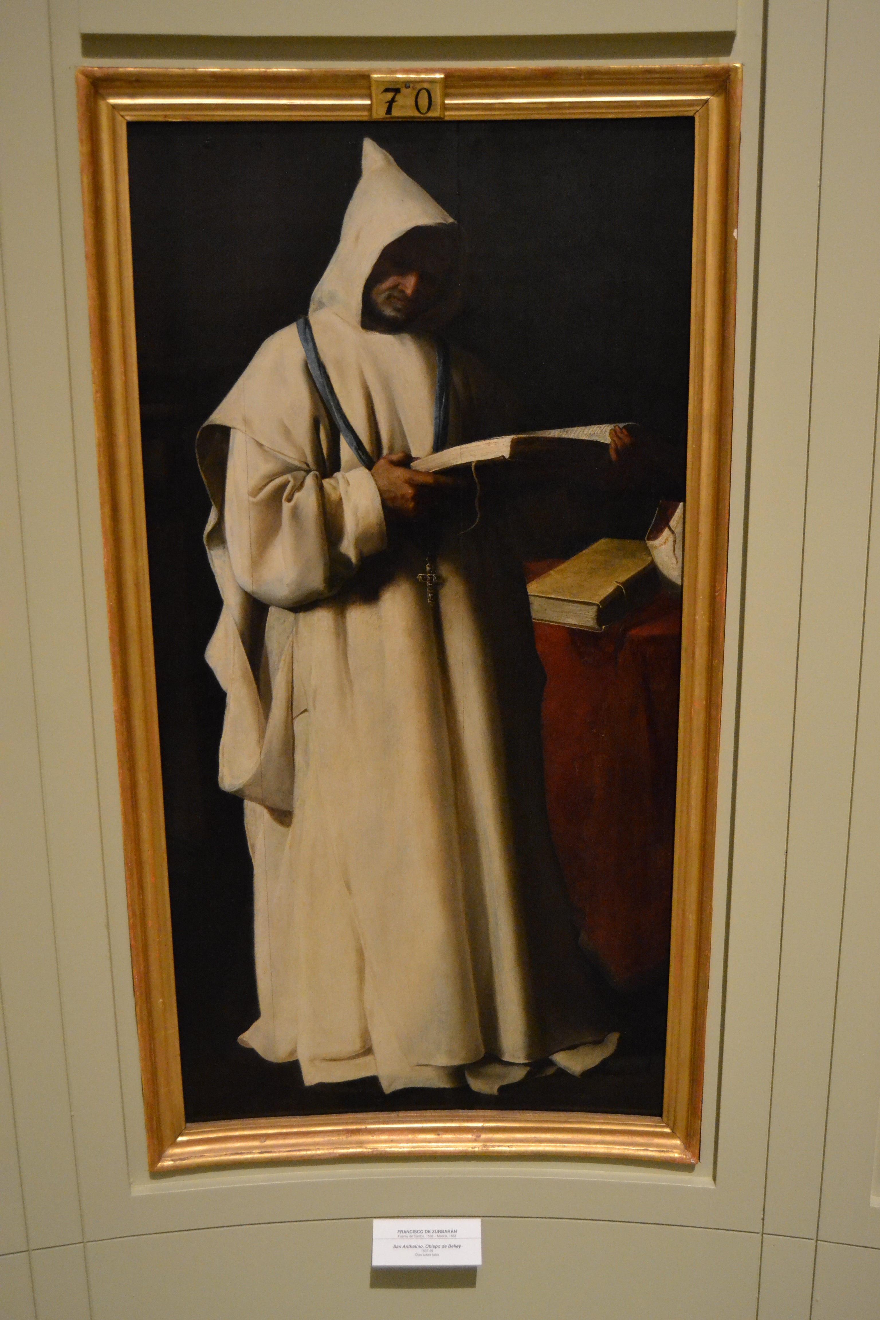 Saint Anthelm - Francisco de Zurbarán - Alpha Reproduction