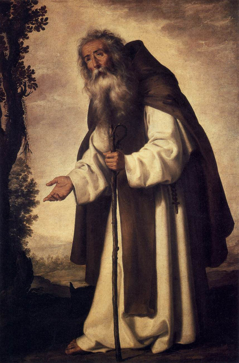 San Antonio Abad - Francisco de Zurbarán