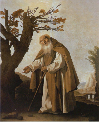 San Antonio Abad - Francisco de Zurbarán