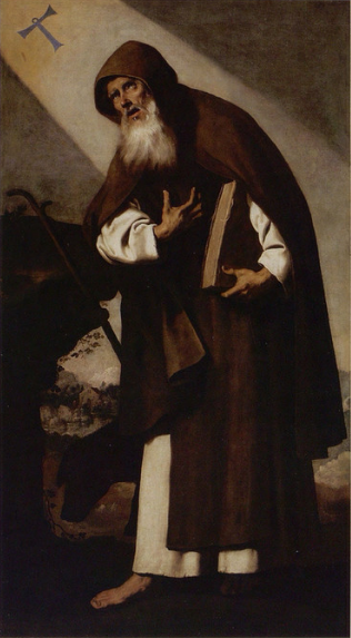 Saint Antoine Abbé - Francisco de Zurbarán - Alpha Reproduction