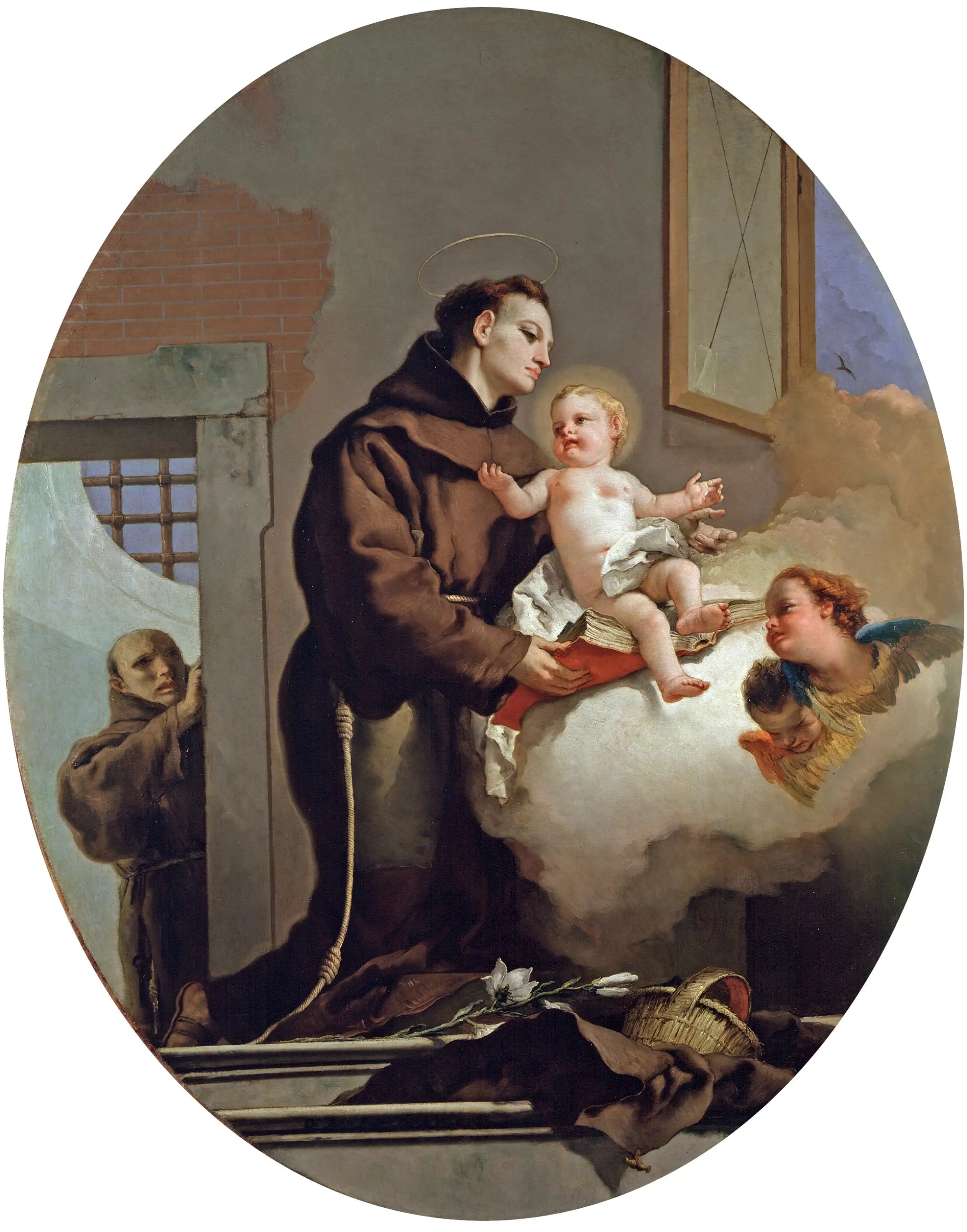 Saint Antoine de Padoue avec l’Enfant Jésus - Giovanni Battista Tiepolo - Alpha Reproduction