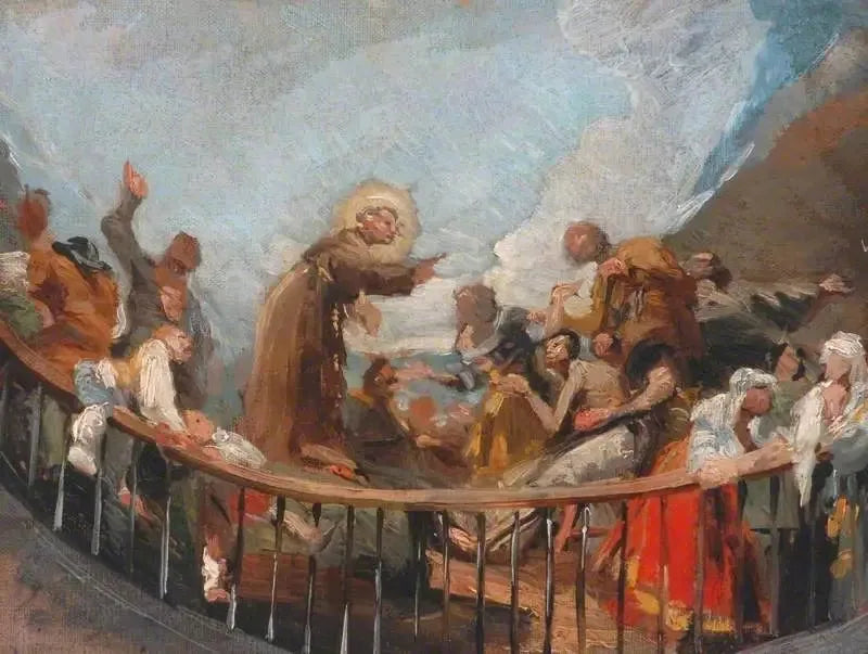 San Antonio resucitando a un muerto - Francisco de Goya