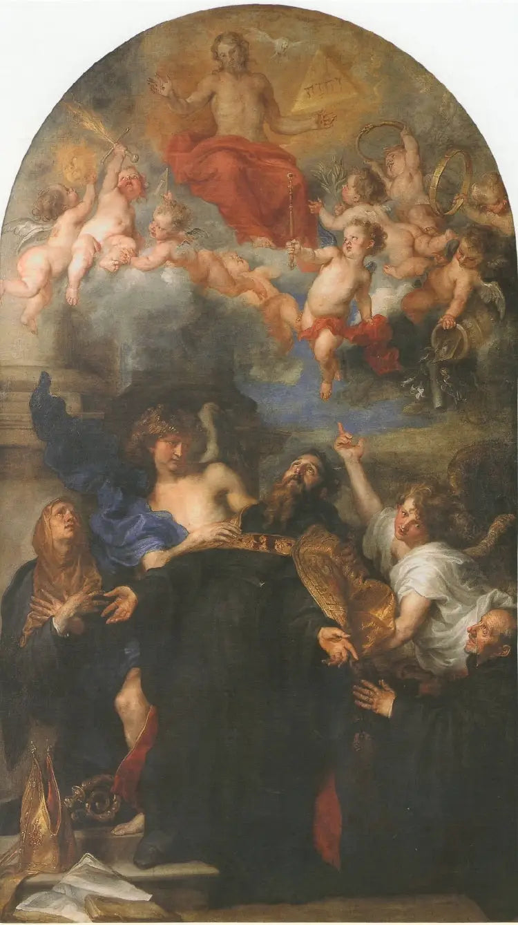 San Agustín en éxtasis - Antoine van Dyck