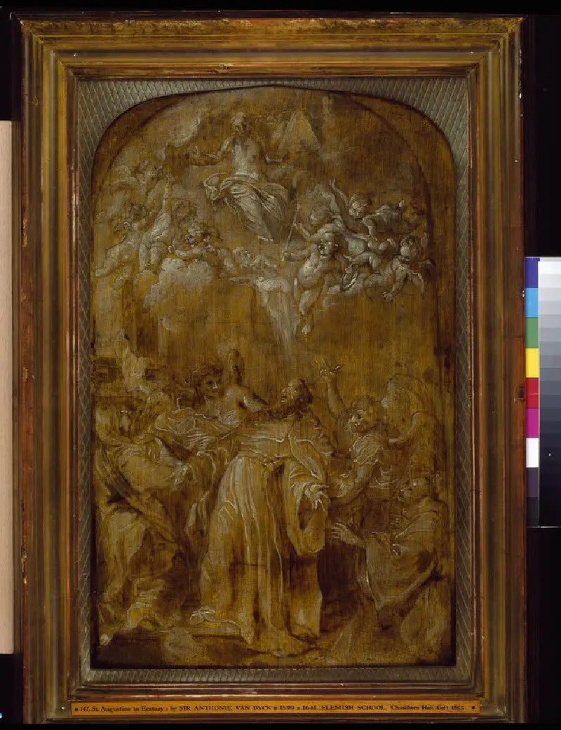 San Agustín en éxtasis - Antoine van Dyck