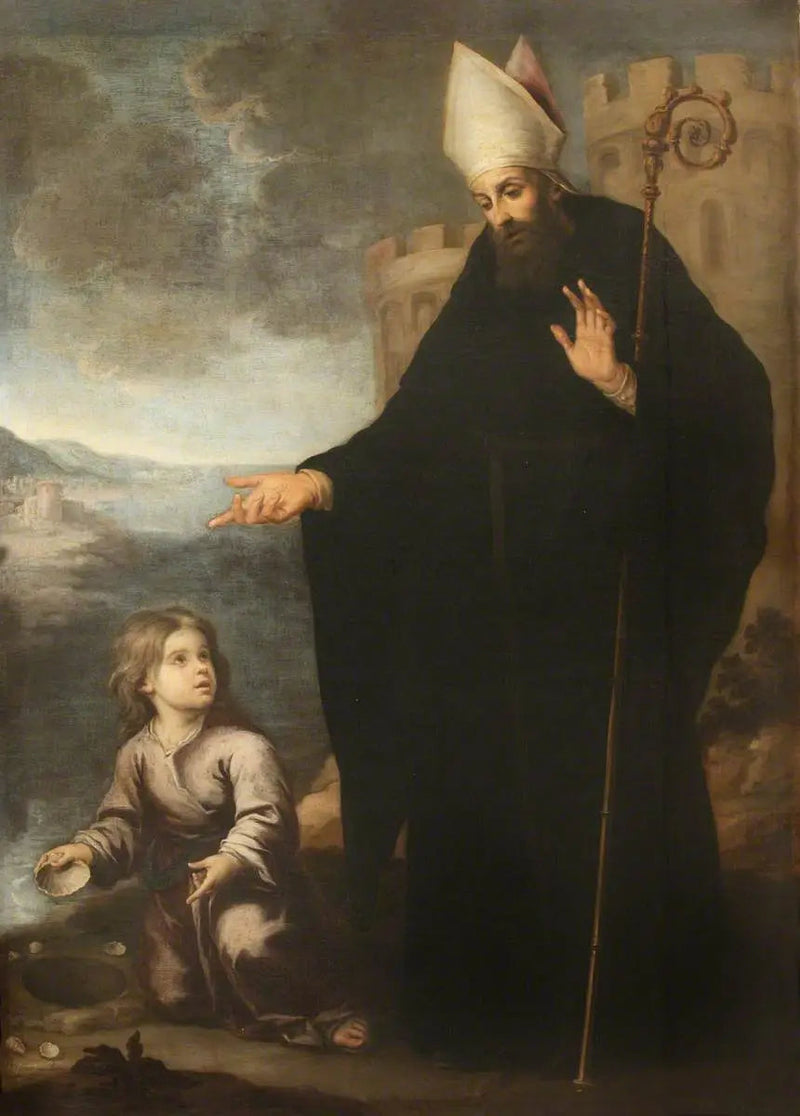 San Agustín y el misterio de la Trinidad - Bartolomé Esteban Murillo
