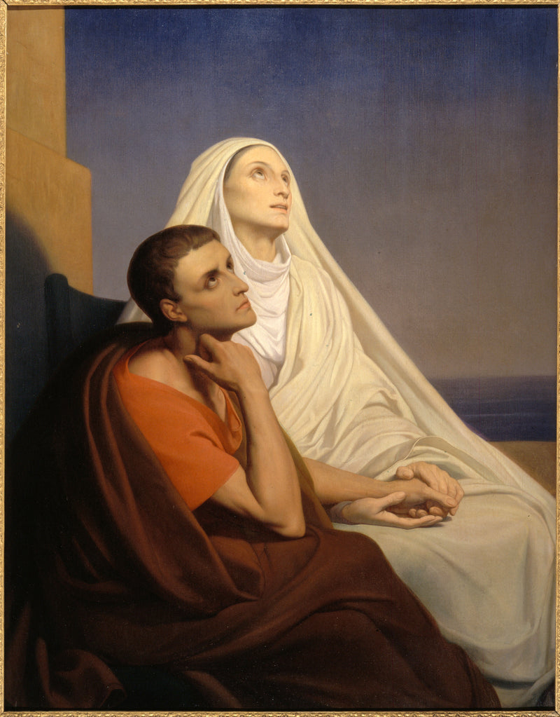 San Agustín y Santa Mónica - Ary Scheffer