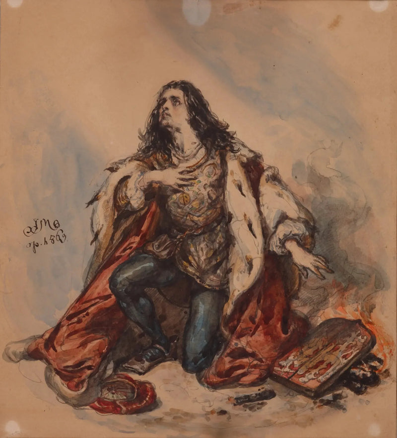 San Casimiro - Príncipe heredero polaco - Jan Matejko