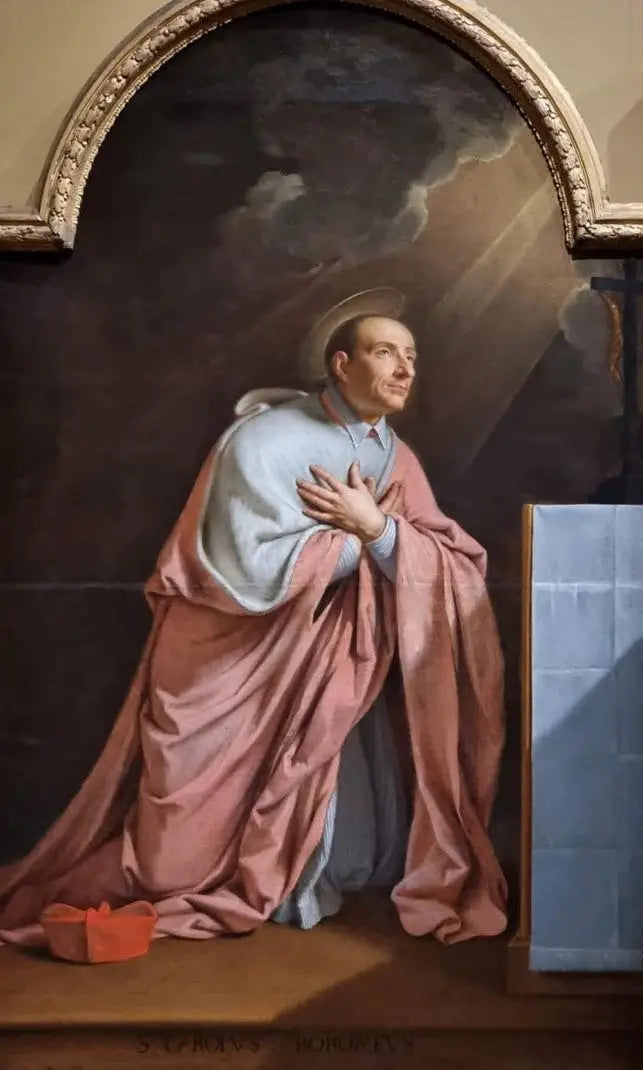 San Carlos Borromeo en oración - Philippe de Champaigne