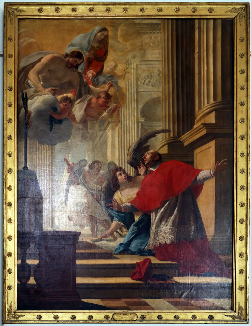 San Carlos Borromeo orando por los pestilentes de Milán - Simon Vouet