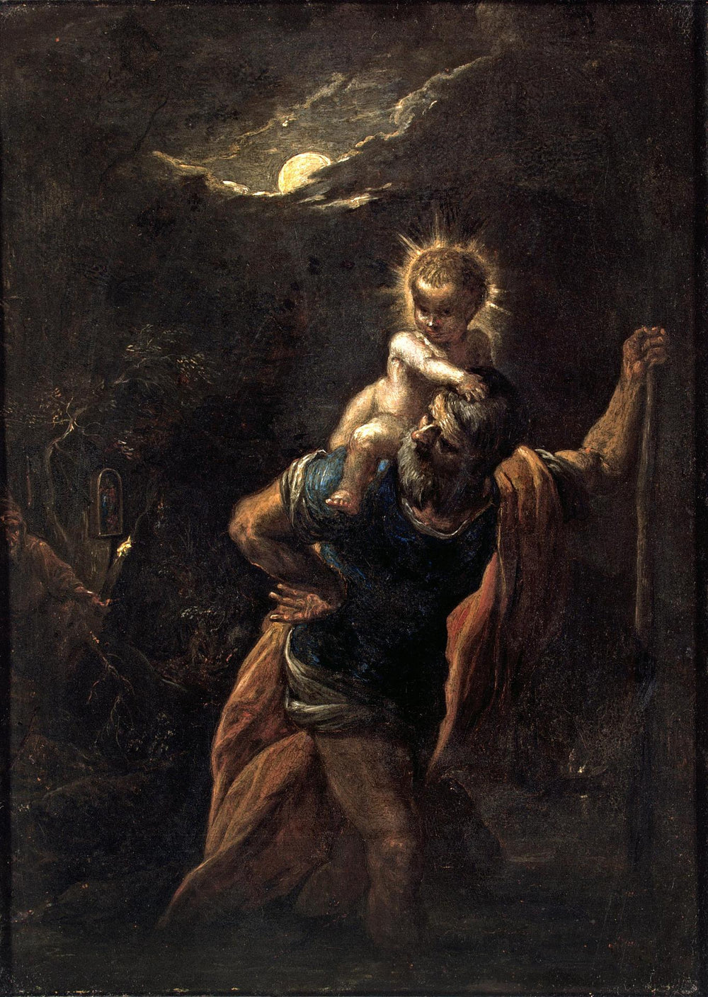 Saint Christophe - Adam Elsheimer image 1 tableau peint à l’huile sur toile