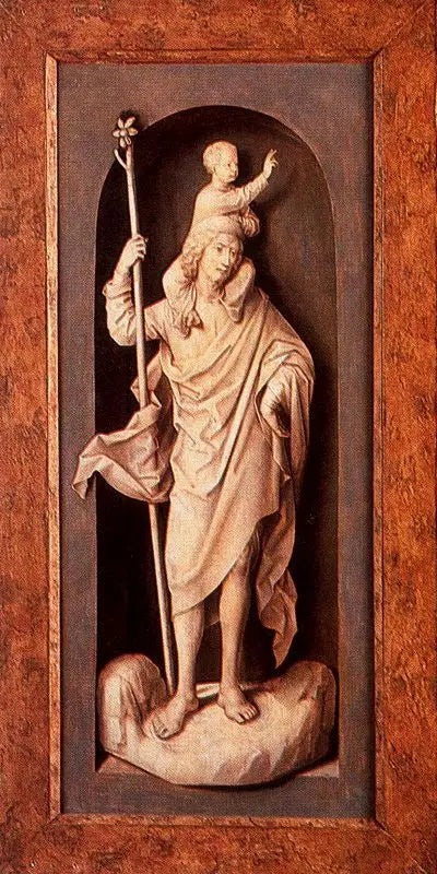 Saint Christophe - Hans Memling image 1 tableau peint à l’huile sur toile