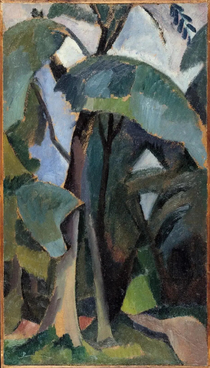 Saint-Cloud, estudio de paisaje - Robert Delaunay