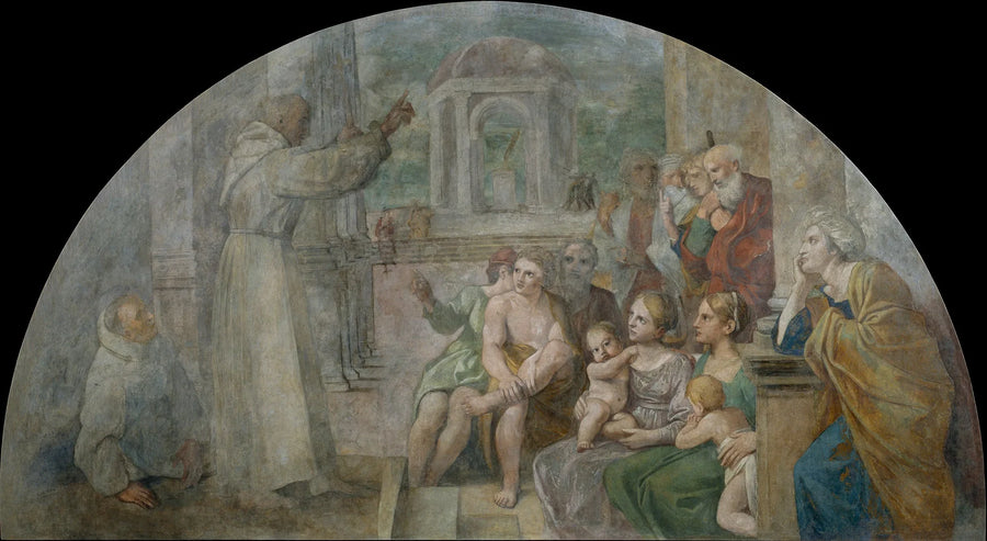 San Dídaco predicando - Annibale Carracci