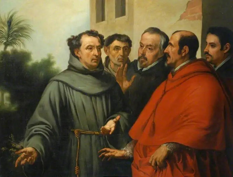 San Diego de Alcalá en éxtasis frente a la cruz - Bartolomé Esteban Murillo