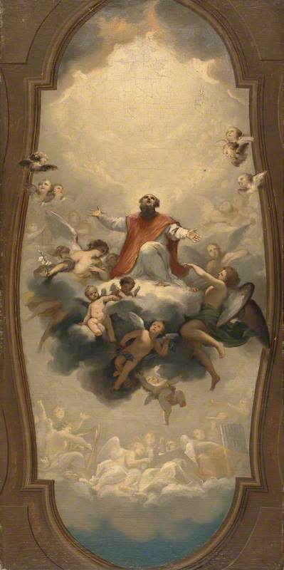 San Eusebio llevado al cielo - Anton Raphael Mengs