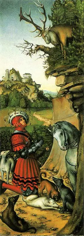 San Eustaquio - Lucas Cranach el Viejo
