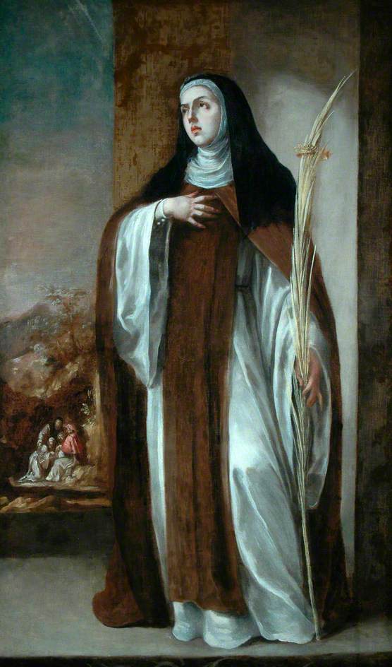 Saint Eustochium - Juan de Valdés Leal image 1 copie de tableau peinte à la main