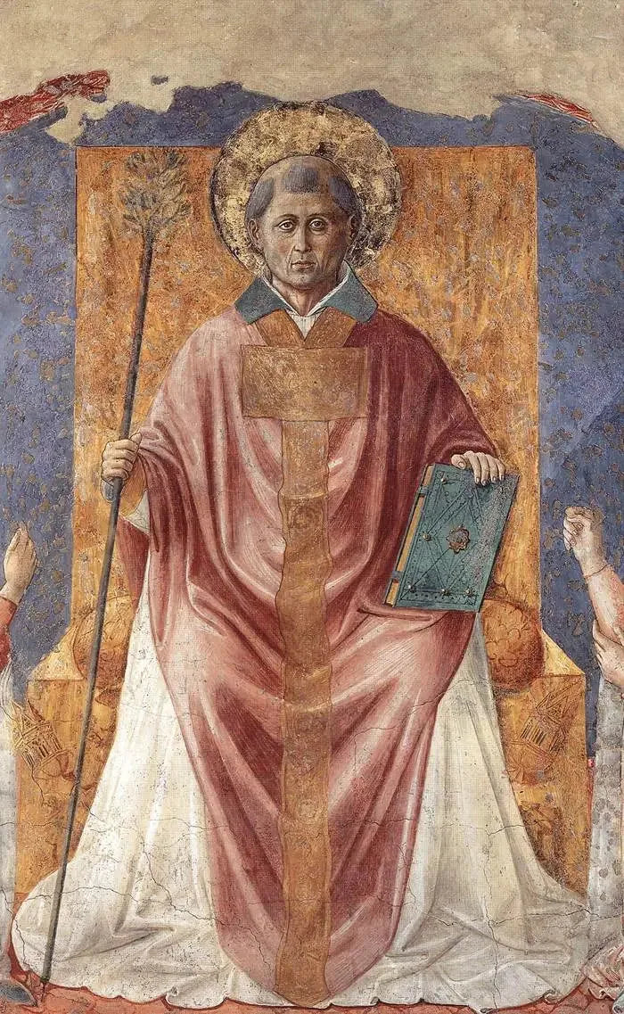 San Fortunato entronizado - Benozzo Gozzoli