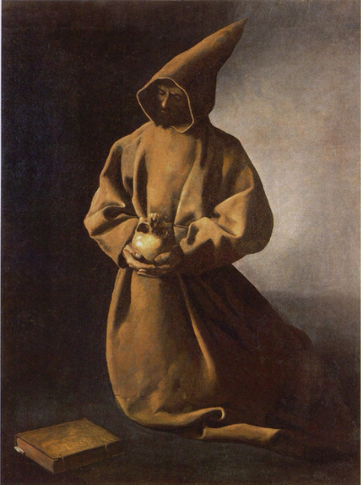 San Francisco de rodillas - Francisco de Zurbarán