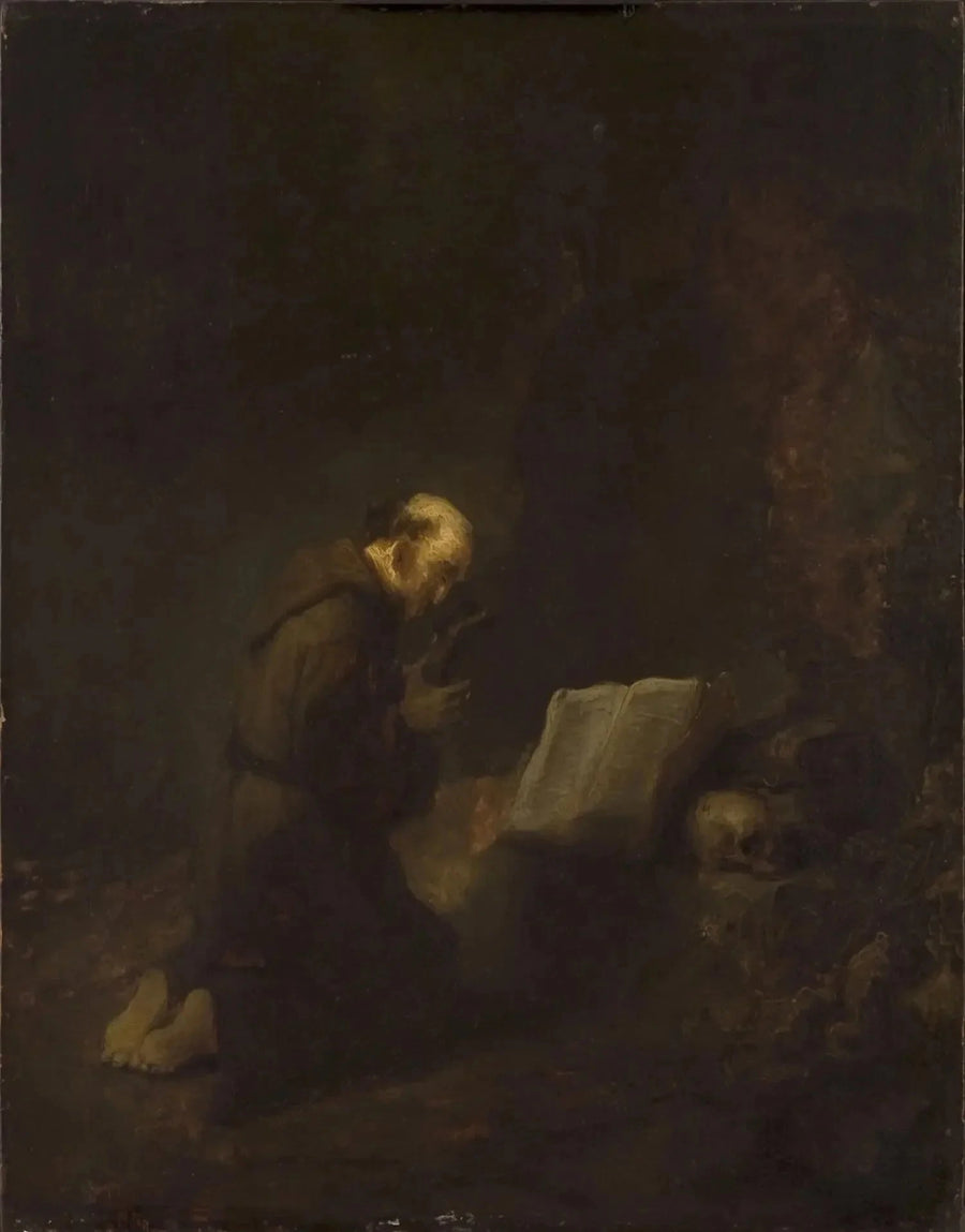 San Francisco de Asís en oración - Rembrandt