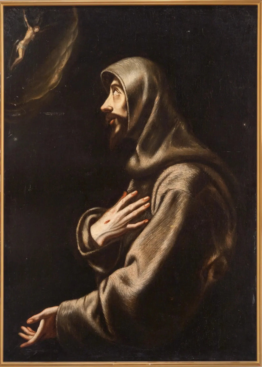 San Francisco de Asís en meditación - El Greco