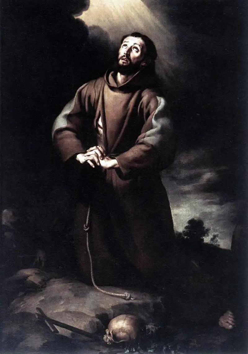 San Francisco de Asís en oración - Bartolomé Esteban Murillo