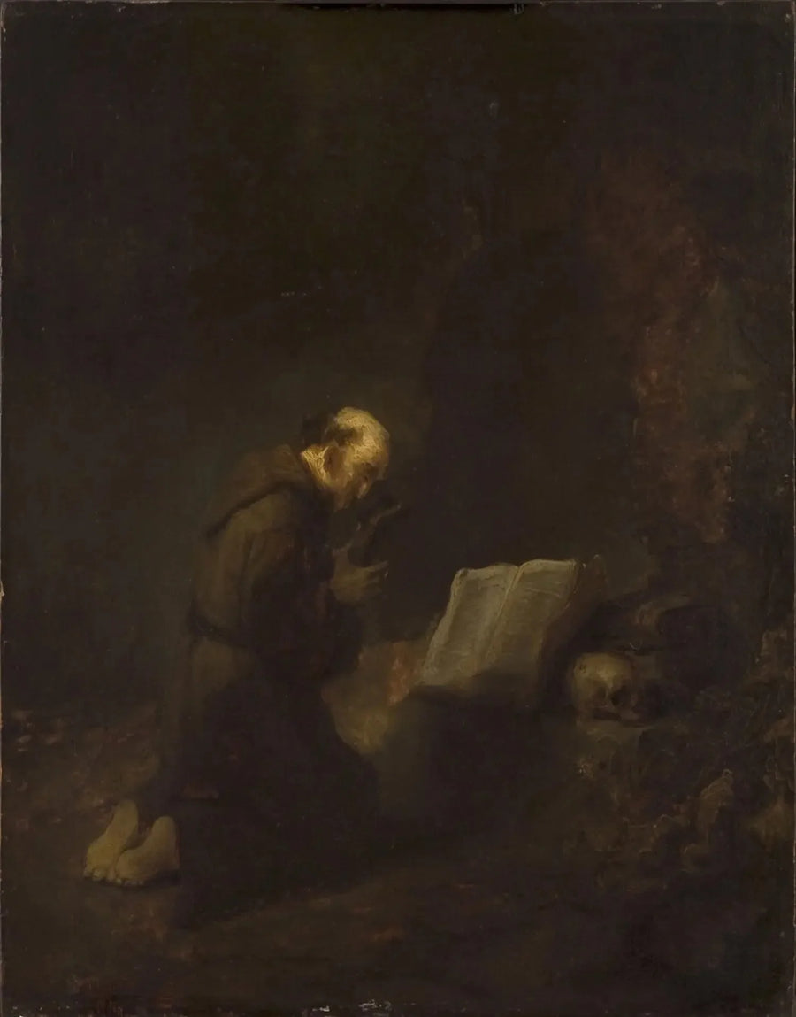 San Francisco de Asís en oración - Rembrandt