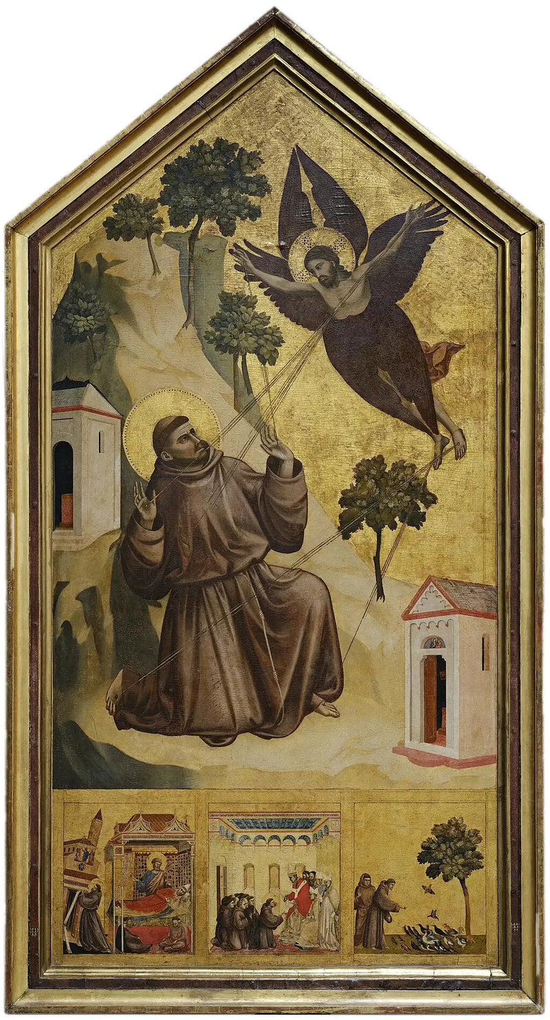 San Francisco de Asís recibiendo los estigmas - Giotto