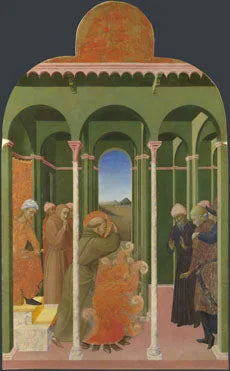 San Francisco frente al sultán - Stefano di Giovanni (Sassetta)