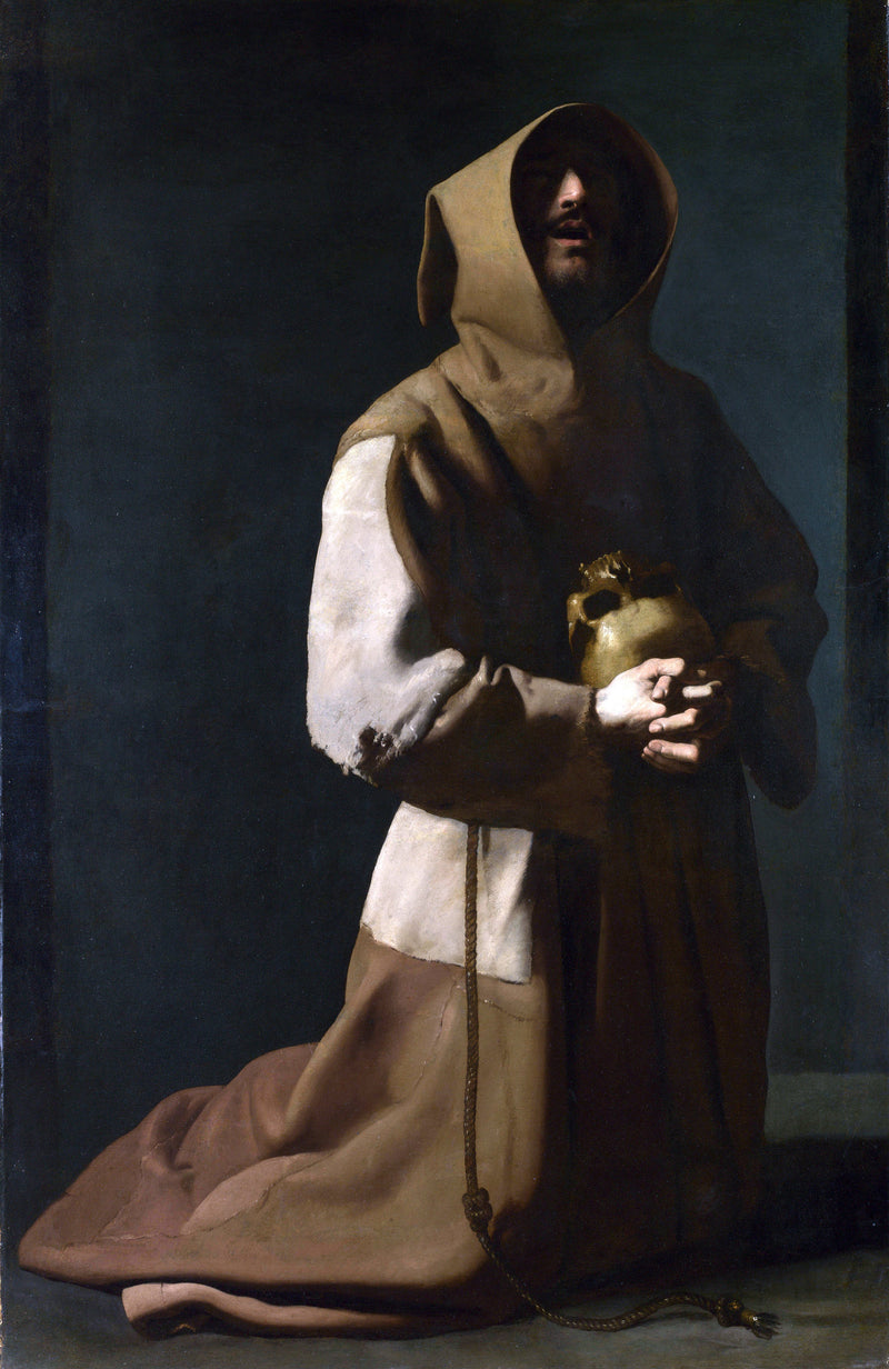 San Francisco en meditación - Francisco de Zurbarán