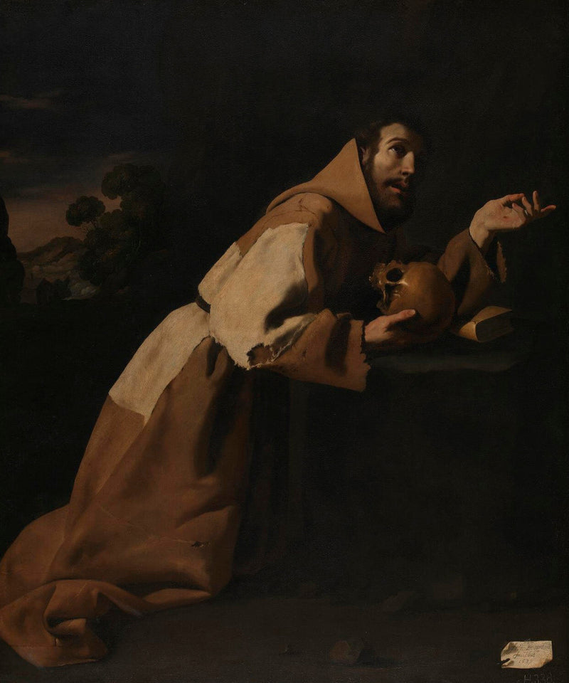 San Francisco en meditación - Francisco de Zurbarán