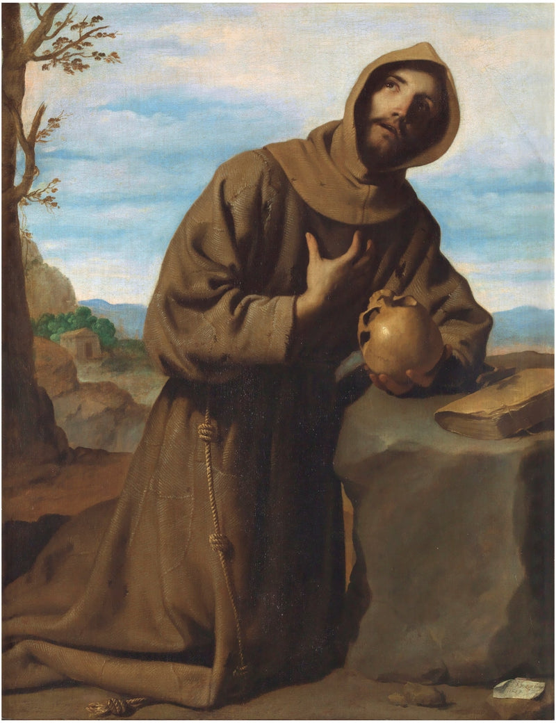 San Francisco en oración - Francisco de Zurbarán