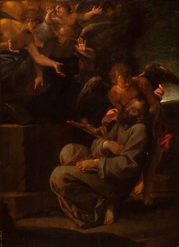 San Francisco desmayado - Annibale Carracci