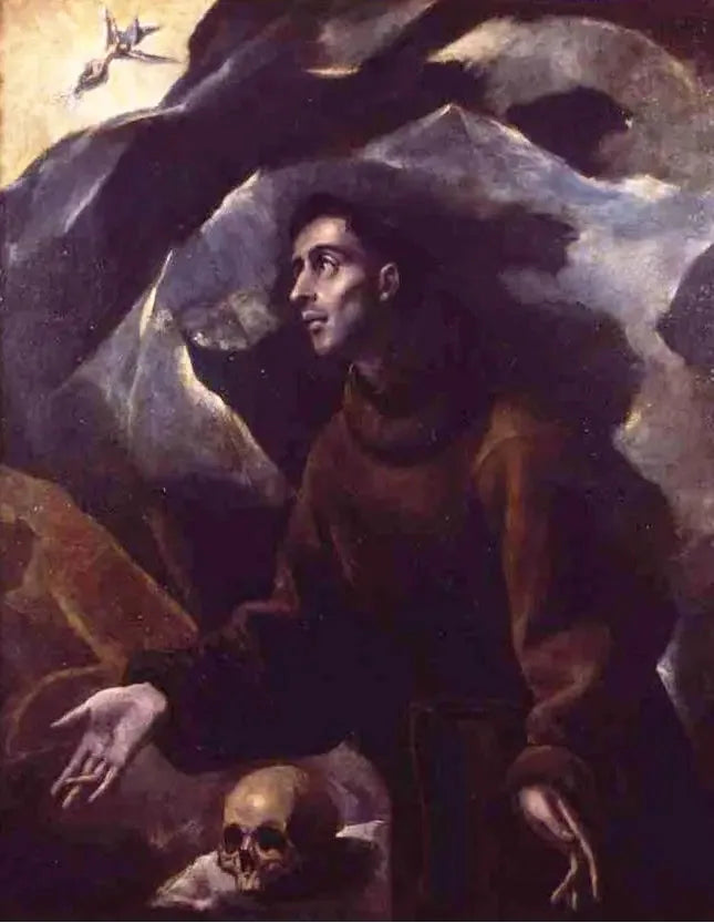 San Francisco recibiendo los estigmas - El Greco