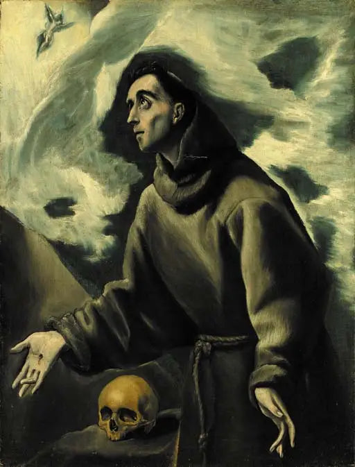 San Francisco recibiendo los estigmas - El Greco