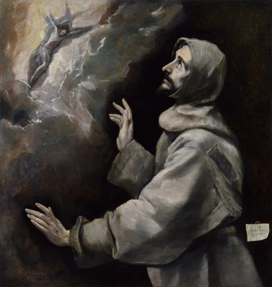 San Francisco recibiendo los estigmas - El Greco