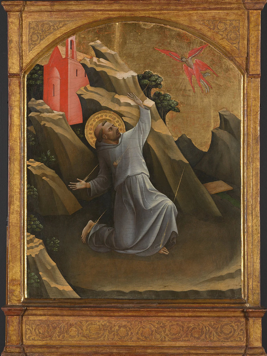San Francisco recibiendo los estigmas - Lorenzo Monaco