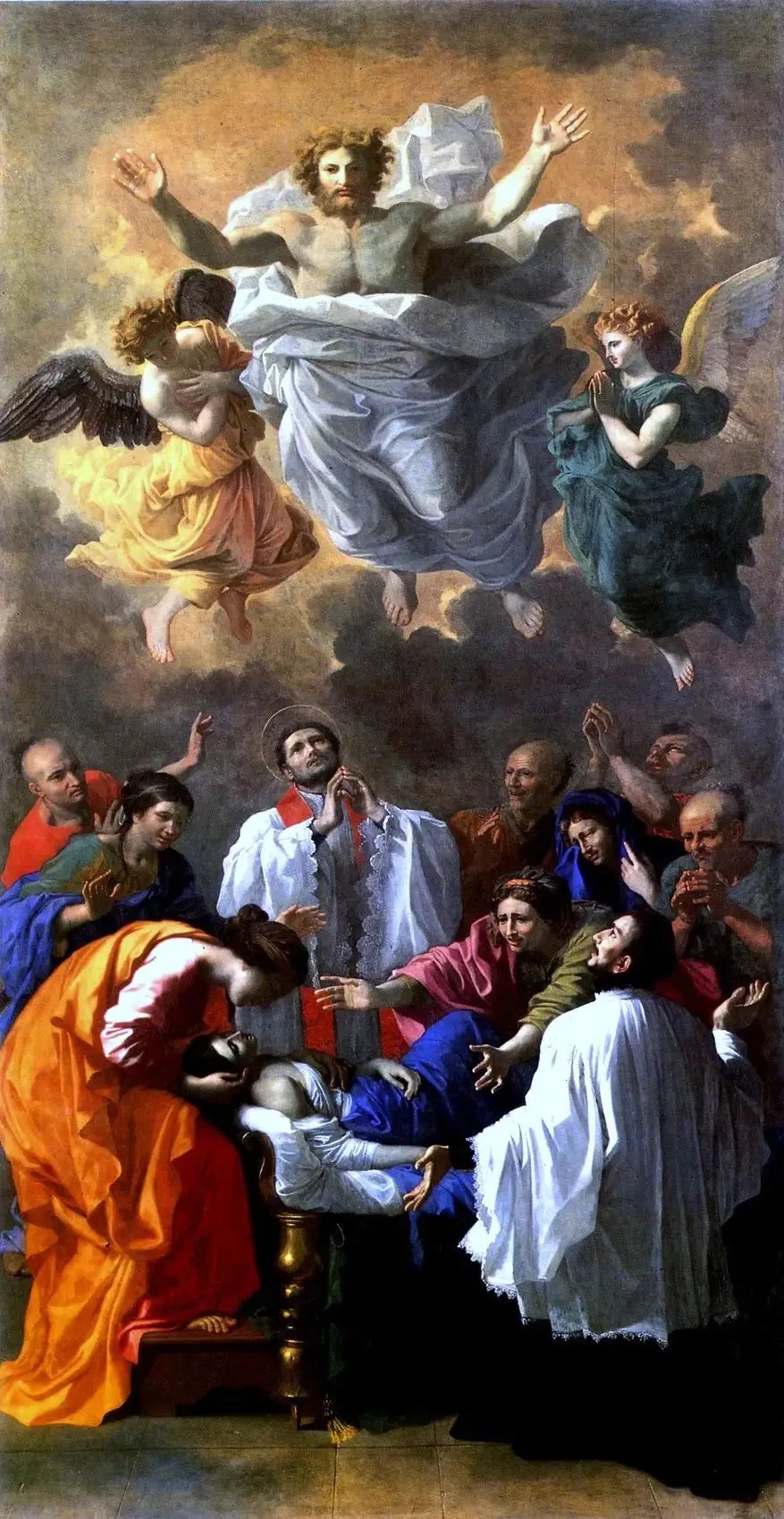 San Francisco Javier devolviendo a la vida a la hija de un habitante de Cangoxima, en Japón - Nicolas Poussin