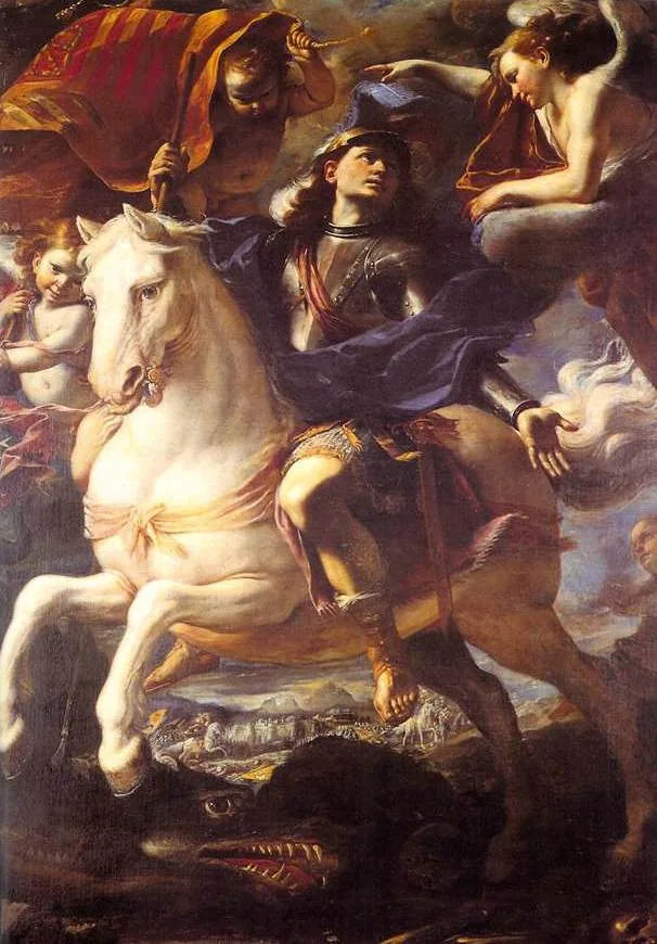 San Jorge a caballo - Mattia Preti
