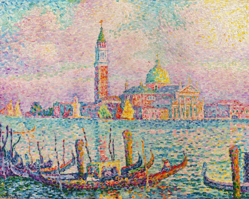 San Jorge. Atardecer (Venecia) - Paul Signac