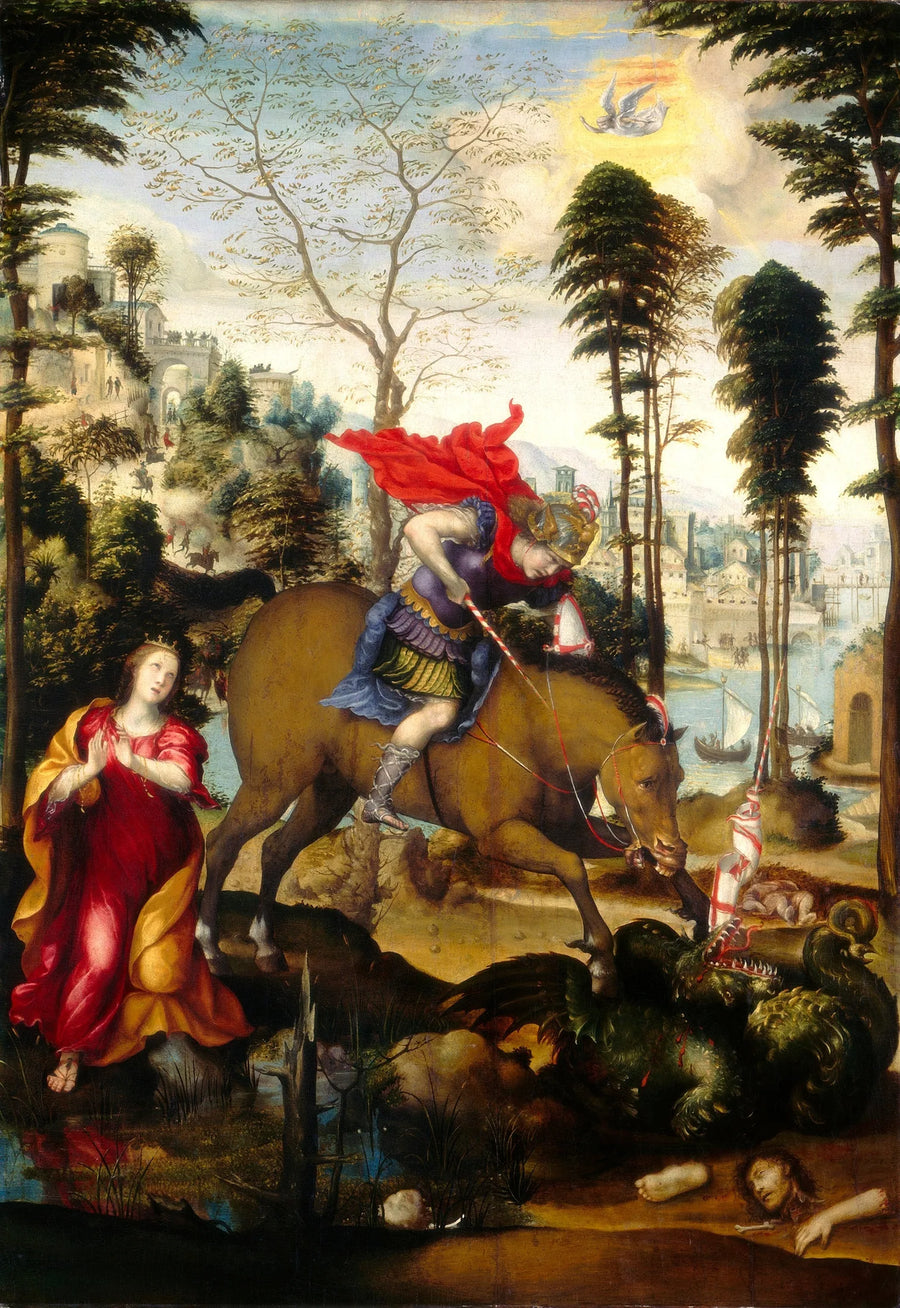 San Jorge y el Dragón - Il Sodoma (Giovanni Antonio Bazzi)