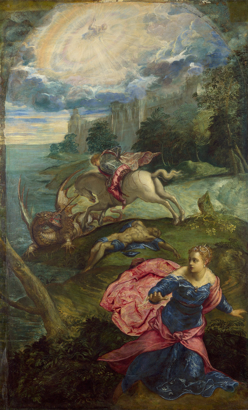 San Jorge y el Dragón - Jacopo Tintoretto