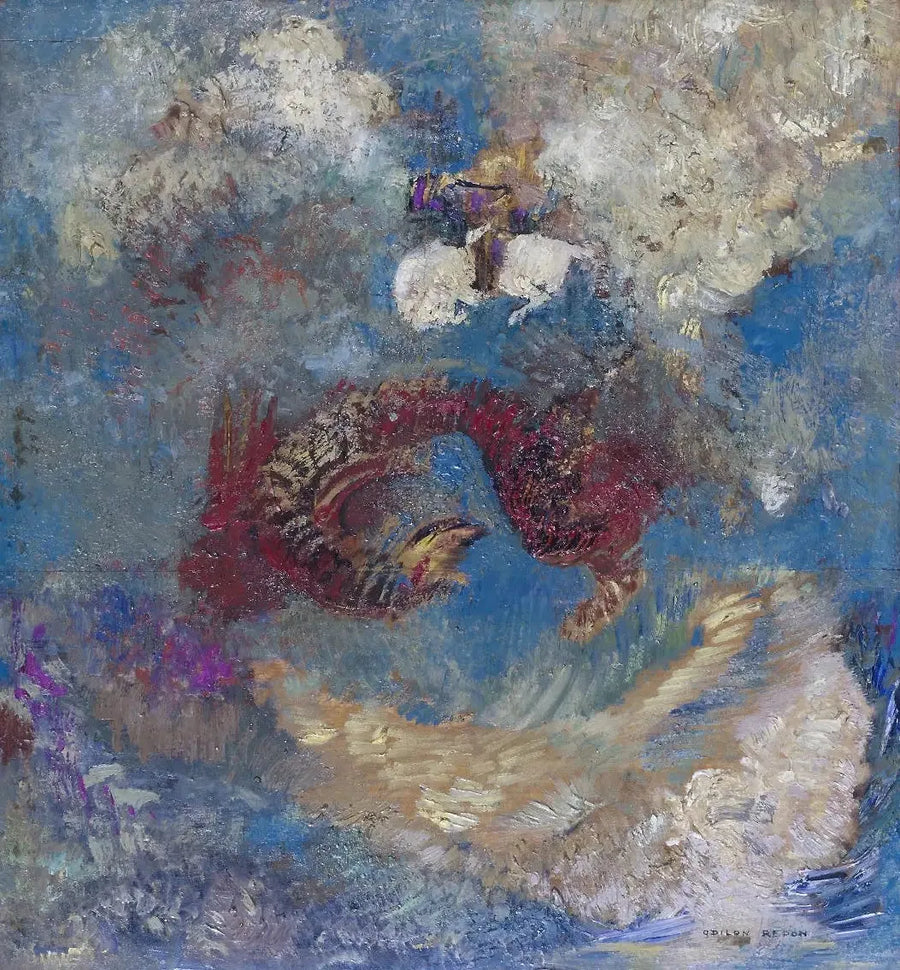 San Jorge y el dragón - Odilon Redon