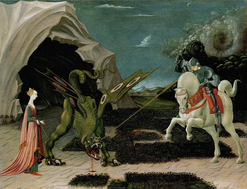San Jorge y el Dragón - Paolo Uccello