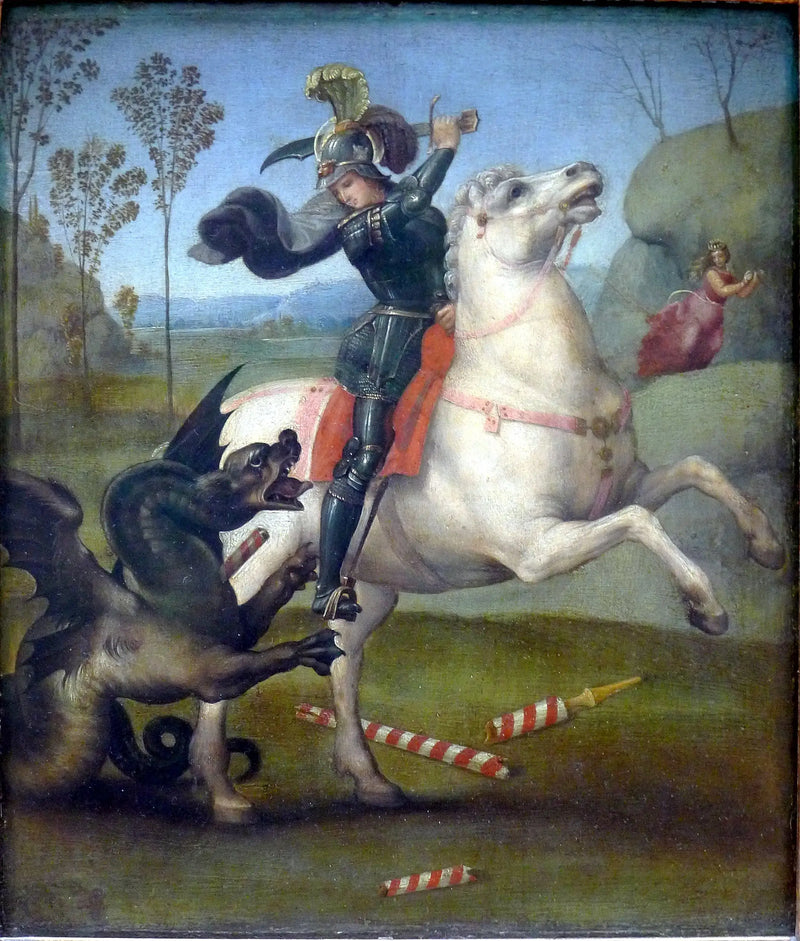 San Jorge y el Dragón - Rafael Sanzio