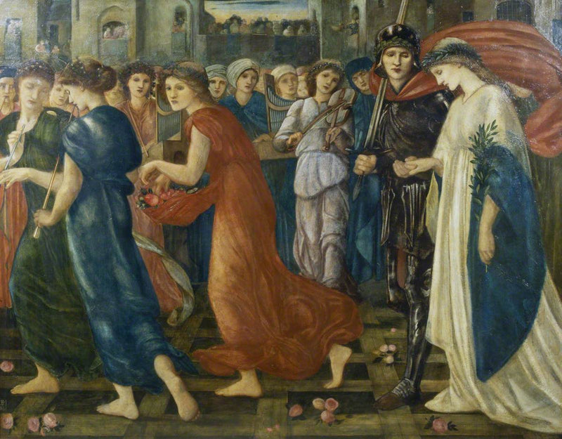 San Jorge y el Dragón, serie nº 7: El Regreso - Edward Burne-Jones