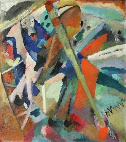 San Jorge (II) - Vassily Kandinsky