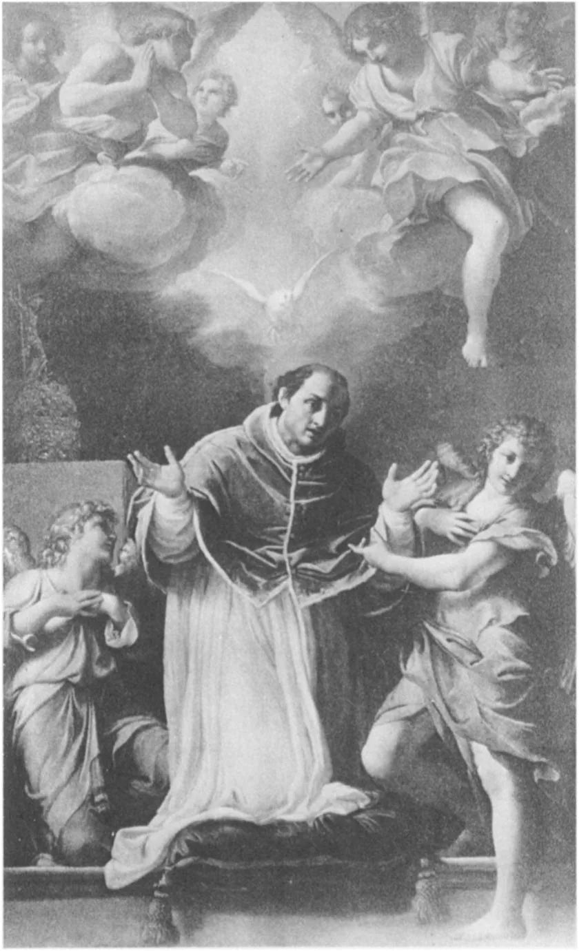 San Gregorio en oración - Annibale Carracci